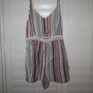 American Eagle Outfitters Striped Romper
